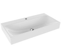 Kaldewei Silenio lavabo 90x46 cm rettangolare a parete bianco lucida 904406303001