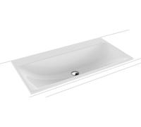 Kaldewei Silenio lavabo 90x46 cm rettangolare da incasso bianco 907806313001