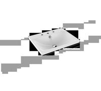 Kaldewei SILENIO Lavabo à poser SILENIO 3040 600x460x40 mm, 903906033001, 903906033001, Versione: 1x3 foro per rubinetto con troppopieno