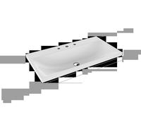 Kaldewei SILENIO Lavabo à poser SILENIO 3041 900x460x40 mm, 904006273001, 904006273001, Versione: 1x3 foro per rubinetto senza troppopieno