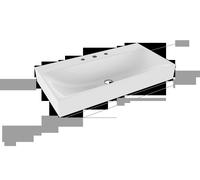 Kaldewei SILENIO Lavabo à poser SILENIO 3043 900x460x120 mm, 904206273001, 904206273001, Versione: 1x3 foro per rubinetto senza troppopieno