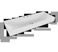 Kaldewei SILENIO Lavabo à poser SILENIO 3049 1200x460x120 mm, 906406273001, 906406273001, Versione: 1x3 foro per rubinetto senza troppopieno