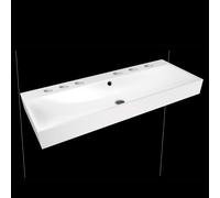 KALDEWEI SILENIO lavabo doppio, 904506053711, 3046-D SILENIO bianco opaco [Lavabi > Lavabi Doppi]