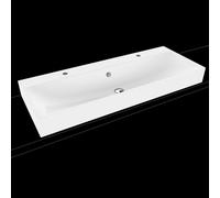 KALDEWEI SILENIO lavabo doppio, 906406043711, 3049-D SILENIO bianco opaco [Lavabi > Lavabi Doppi]