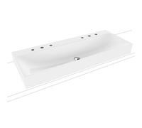 KALDEWEI SILENIO lavabo doppio, 906406373001, 3049-D SILENIO bianco [Lavabi > Lavabi Doppi]