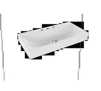Kaldewei Silenio Lavabo a parete 3045 900x460x120 mm, Versione: 1x3 foro per rubinetto senza troppopieno