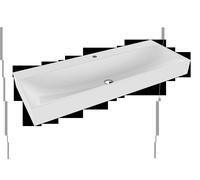 Kaldewei Silenio Lavabo a parete 3046 1200x460x120 mm, Versione: 1x1 foro per rubinetto senza sfioratore