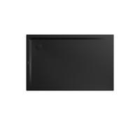 Kaldewei SUPERPLAN 1863-2, Receveurs de douche avec support de baignoire, 100x170cm, 386348043676, 386348043676, Colorazione: Nero opaco 100 con effetto perlato