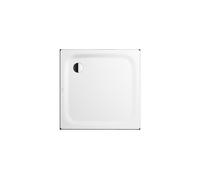 Kaldewei Superplan Classic 386-2 80x80cm con supporto in polistirolo, 44754804, Colorazione: Grigio caldo 85 con effetto perla