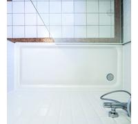 Kaldewei Superplan Classic XXL 412-2 100x140cm con supporto in polistirolo, 43124804, Colorazione: Bianco