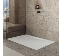 Kaldewei SUPERPLAN ZERO 1576-5, Receveurs de douche avec support de receveur extra-plat, 140x80cm, 357647980001, 357647980001, Colorazione: alpino-bianco