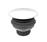 Soupape dévacuation permanente Kaldewei avec couvercle émaillé Modèle n° 3904, 905800000001, 905800000001, Colorazione: alpino-bianco