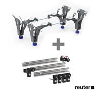 KALDEWEI vasche da bagno piede speciale 5032 incl. binari per vasche MEPA set da 3, 581670000000+190031, 5032 [Vasche da Bagno > Ricambi per Vasche da Bagno]