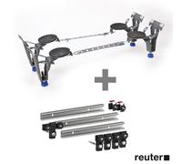 KALDEWEI vasche da bagno piede speciale 5037 incl. binari per vasche MEPA set da 3, 583170000000+190031, 5037 [Vasche da Bagno > Ricambi per Vasche da Bagno]