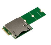 KALEA-INFORMATIQUE Adattatore CF Express CFe Tipo B a porta SSD M.2 M Key, forma a 90°, lunghezza della scheda regolabile, interfaccia PCIe NVMe