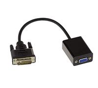 KALEA-INFORMATIQUE Adattatore da DVI MASCHIO (DVI-D 24+1) a VGA FEMMINA (SUB 15).