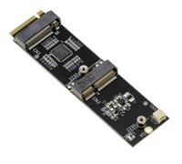 KALEA-INFORMATIQUE Adattatore M2 2280 per SSD e scheda WiFi Bluetooth 2230 | Consente di collegare un SSD M Key 2230 e una scheda di rete M2 E A key Wifi Bluetooth su una singola porta M2 M Key 2280