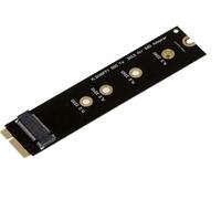KALEA-INFORMATIQUE Adattatore M2 per Mac 2012 per montare un SSD M.2 al posto dell'SSD originale a 8+18 pin su Mac MD224 MD223 MD231 MD232. Versione lunga con cacciavite.
