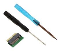 KALEA-INFORMATIQUE Adattatore M2 per sostituire l'SSD originale di un computer portatile MAC 2013 2014 2015 2016 2017 2018 2019 2020 in 12+16 punti con un SSD M.2 NGFF PCIe M Key, con attrezzi