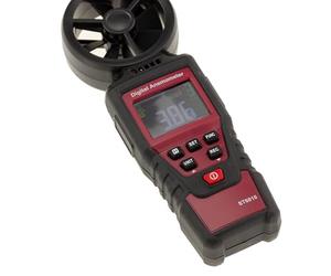 KALEA-INFORMATIQUE Anemometro digitale portatile, misurazione della velocità del vento in diverse unità ms, kmh, Beaufort, miglio per ora ...