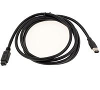 KALEA INFORMATIQUE Cavo adattatore FireWire 400 IEEE1394a 6 punti a FireWire 800 IEEE1394b 9 punti maschio. Lunghezza 1,8 m