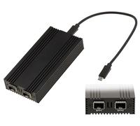 KALEA-INFORMATIQUE Cavo adattatore USB 4 Thunderbolt 3 10G a rete fibra a 2 porte SFP+ con chipset Intel I82599