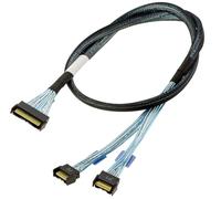 KALEA-INFORMATIQUE Cavo breakout PCIe 5.0 da MCIO 8i 74P a 2x MCIO 4i 38P SFF-TA-1016 PCIe Gen5 32 GT/s 75 cm Amphenol