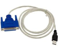 KALEA-INFORMATIQUE Cavo convertitore LPT IEEE1284 parallelo a USB con connettore DB25 femmina. Lunghezza 1,2 m