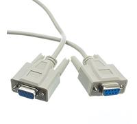 KALEA-INFORMATIQUE Cavo dati seriale RS232 da DB9 femmina a DB9 femmina con cablaggio incrociato NULL-MODEM