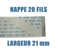 KALEA-INFORMATIQUE© - Cavo flat 20 poli, lunghezza 100 mm, larghezza 21 mm, connettore flessibile a nastro ZIF wire-to-board, tipo AWM - FPC