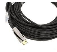 KALEA-INFORMATIQUE Cavo HDMI 8K 48Gbps 10M con nucleo in fibra ottica e alluminio puro, isolamento in alluminio e involucro esterno in nylon