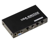 KALEA-INFORMATIQUE Commutatore video 4 + 1 porta VGA sharing box, commutazione di 4 ingressi su 1 uscita o di 1 ingresso su 4 uscite