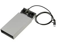 KALEA-INFORMATIQUE Custodia in metallo per disco SAS 2.5 o 3.5 con connettore SFF-8482 collegamento USB3.2 Gen 2x1 10G e alimentazione 12V 3A