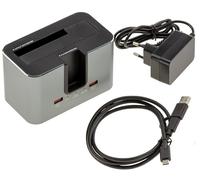 KALEA-INFORMATIQUE Dock Station Doppio protocollo per SSD M2 NVMe o SATA e Hard Disk 2.5 o 3.5 SATA, collegamento USB3.2 Gen2x1 10 Gbps, supporto 28TB