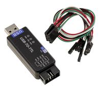 KALEA-INFORMATIQUE Dongle convertitore da USB a TTL UART con chip CH343G, supporto 3,3 V e 5 V, soppressore di sovratensioni TVS e protezione ESD