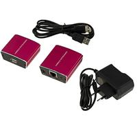 KALEA-INFORMATIQUE Estensore per Porta USB 2.0, 100M, con Alimentazione. per estendere Una Comunicazione USB con Cavi RJ45.