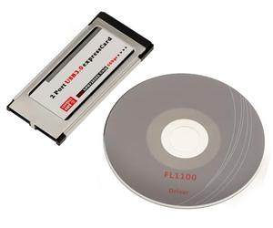 KALEA-INFORMATIQUE Express Card 34 mm EXPRESSCARD 34 a USB 3.0 2 porte USB3 SUPERSPEED 5G con chipset Fresco Logic FL1100 compatibile con Windows e Mac