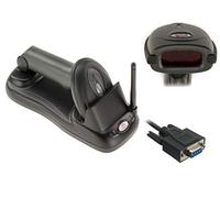 KALEA-INFORMATIQUE Lettore di codici a barre laser senza fili, 32 bit programmabili, portata 300 m, batteria ricaricabile. Connessione tramite porta seriale RS232