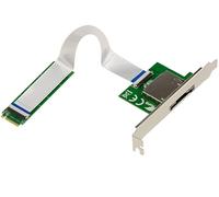 KALEA-INFORMATIQUE Lettore/registratore CF Express CFe Tipo B verso porta SSD M2 M Key su staffa posteriore per montaggio su case PC