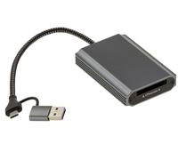 KALEA-INFORMATIQUE Lettore/registratore CFexpress Tipo B verso USB 3.2 Gen 2x1 10G Porta A o C per scheda di memoria CFe