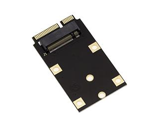 KALEA-INFORMATIQUE M2 M Adattatore da chiave a miniPCIe per il montaggio di una scheda M.2 in uno slot mini PCIe full-size
