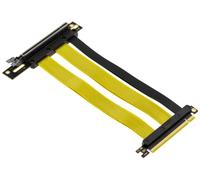 KALEA-INFORMATIQUE Riser PCIe 5.0 x16 Gen5 per scheda grafica GPU a 90° | Riser PCIe 5.0 x16 da 20 cm, fino a 32 GT/s per linea, connettore femmina a 90°, per montaggio verticale GPU.