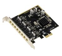 KALEA-INFORMATIQUE Scheda audio CM6646 4CH AI ture HD, con 4 canali ingresso e uscita indipendenti per registrazione o riproduzione simultanea, DAC/ADC da 44 a 192k e 16 24 32bit