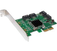 KALEA-INFORMATIQUE Scheda controller da PCI Express PCIe a 4 porte SATA con chipset Marvell 88SE9230 - Raid 0 1 10