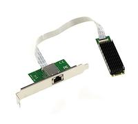 KALEA-INFORMATIQUE Scheda controller di rete M2 PCIe B+M a RJ45 10G LAN 10 Gigabit Ethernet con Chipset Aquantia AQC107