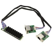 KALEA-INFORMATIQUE Scheda controller di rete M2 PCIe M Key 2.5 Dual Gigabit RJ45 LAN ETHERNET 10 100 1000 1G 2.5G con chipset Intel I226