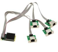 KALEA-INFORMATIQUE Scheda controller di rete Mini PCIe Intel I350-T4 a 4 porte