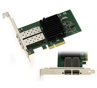 KALEA-INFORMATIQUE Scheda controller di rete PCIe SFP a 2 porte in fibra LC con chipset Intel I350AM2. Doppio Gigabit Ethernet