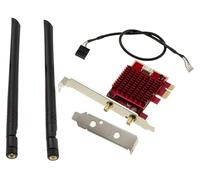 KALEA-INFORMATIQUE Scheda controller di rete wireless PCIe x1 WiFi 6 IEEE 802.11ax e Bluetooth 5.1 con chipset AX200 NGW