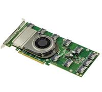 KALEA-INFORMATIQUE Scheda controller di tipo switch PCIe 4.0 con 10 porte SFF-8654 8i per controllare fino a 20 SSD NVMe o 5 schede grafiche, Chipset Broadcom PEX88096.